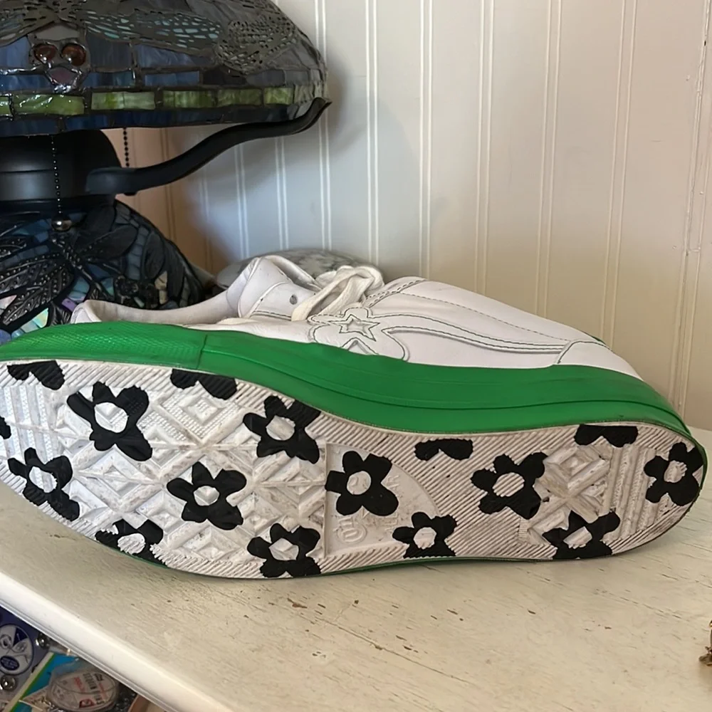 Converse One Star Golf Le Fleur green white size 12 euro shoes sneakers - Picture 7 of 9